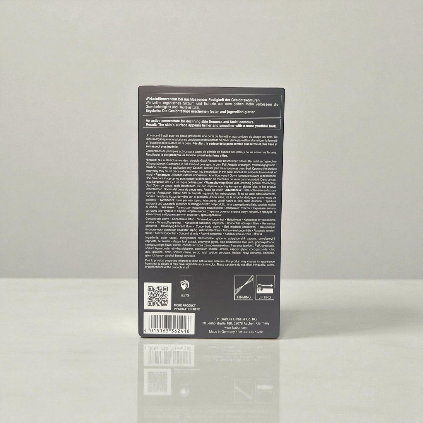 BABOR Lift & Firm 3D Firming Ampullen 7×2 ml – Straffende Pflege