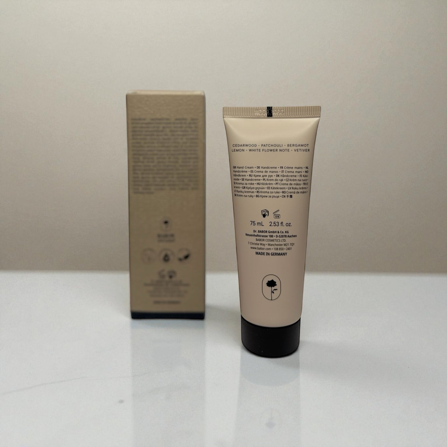 BABOR Soul & Hand Cream „Grounding“ – Hand- & Körpercreme, 75 ml