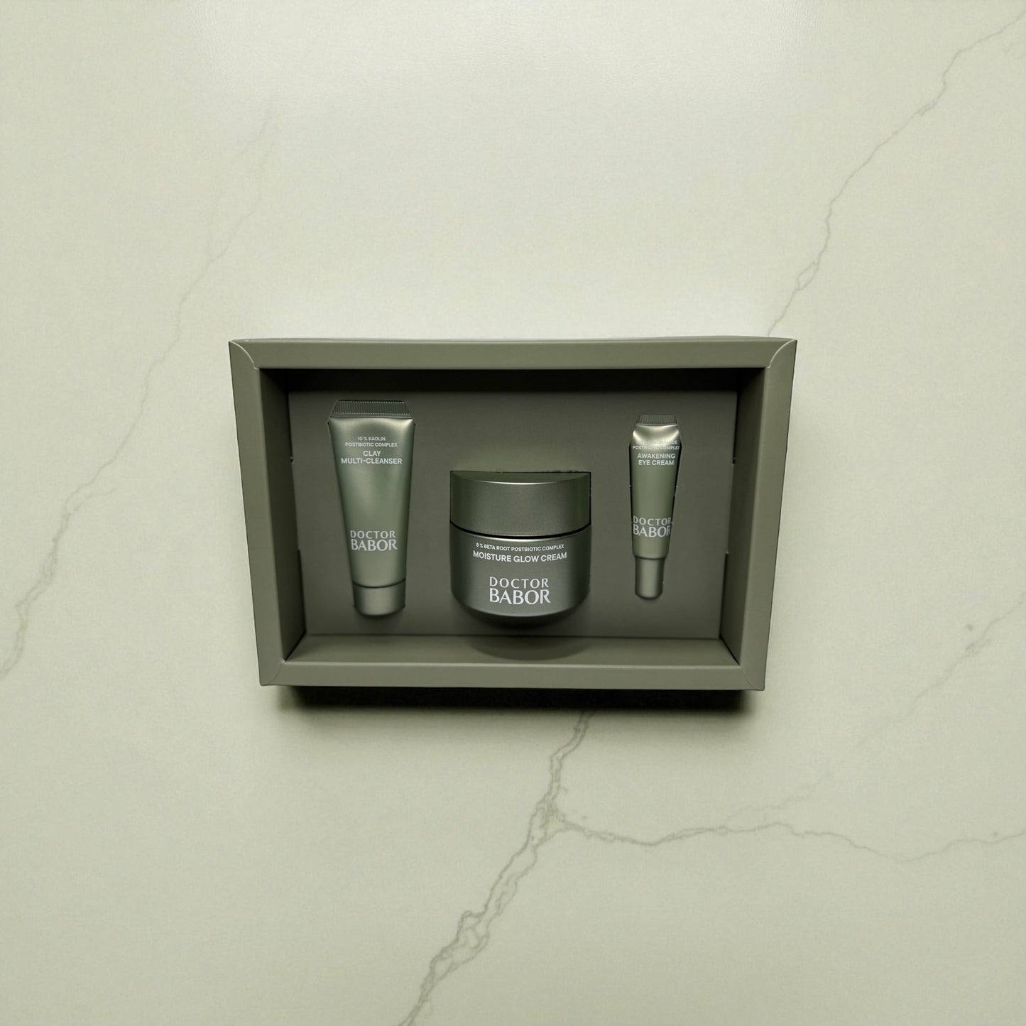 DOCTOR BABOR Best of Moisture Glow Routine Set – Microbiomic Pflege-Trio (3-teilig)