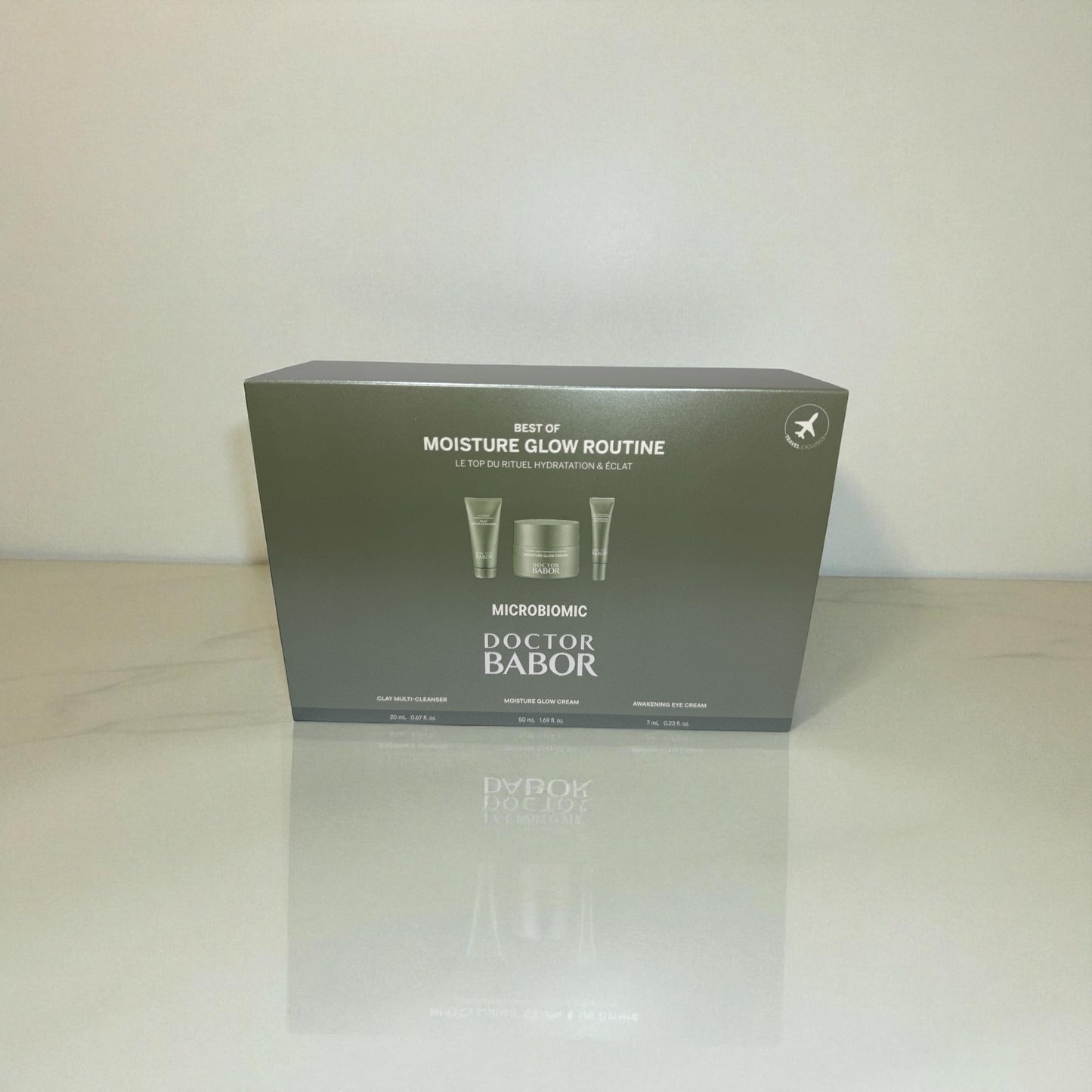 DOCTOR BABOR Best of Moisture Glow Routine Set – Microbiomic Pflege-Trio (3-teilig)