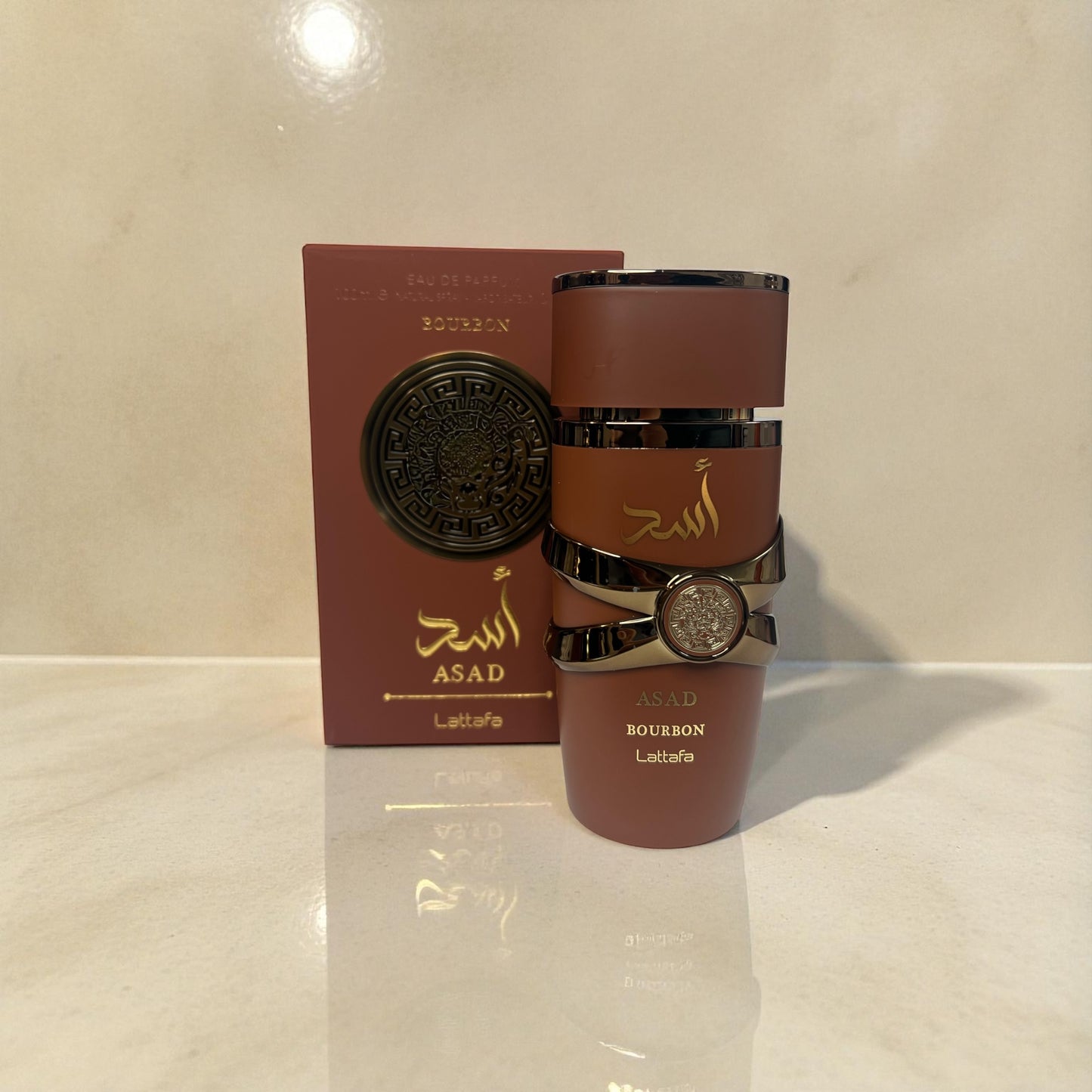 Lattafa Asad Bourbon Eau de Parfum 100 ml – Warmer, Süß-Würziger Herrenduft